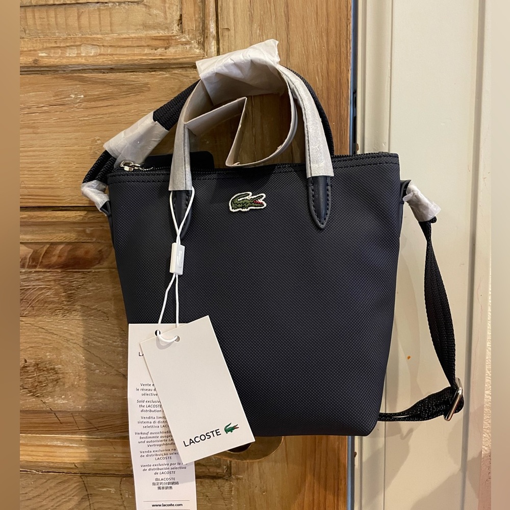 Lacoste mini blue crossbody bag. Nwt - Picture 5 of 5